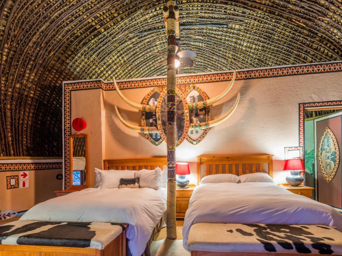 Aha Lesedi African Lodge & Cultural Village Broederstroom Экстерьер фото